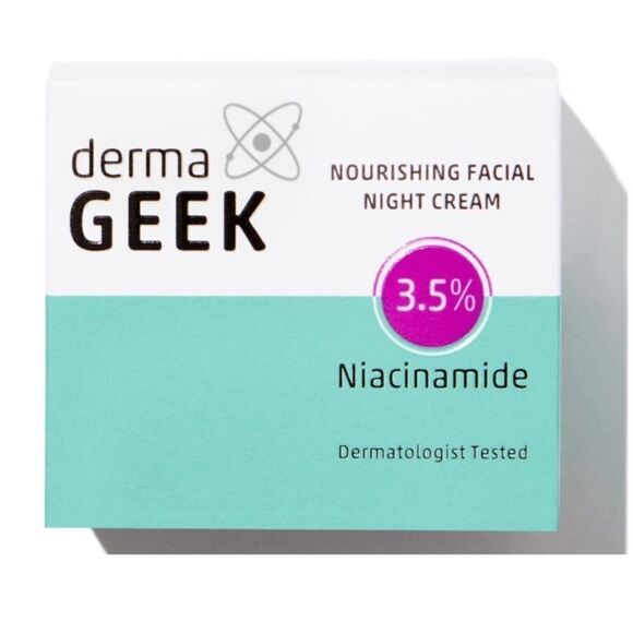 $9 🌙 Derma Geek Niacinamide Nourishing Facial Night Cream BNIB FULL SZ - Picture 5 of 8